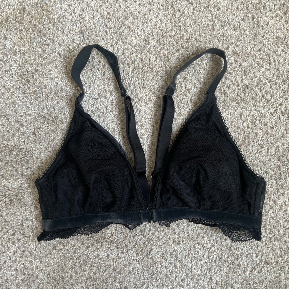 Victoria's Secret Black Lace Bralette